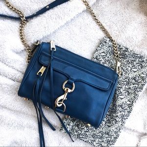 Rebecca Minkoff Mini Mac Navy Crossbody